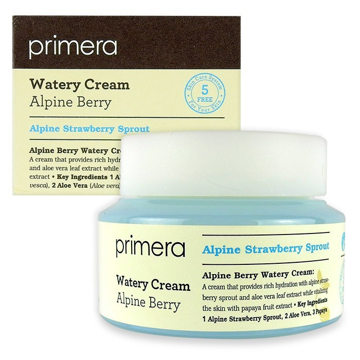 image of 韓國 Primera 芙莉美娜 有機紅莓保濕水感面霜 50mL Korea Primera Alpine Berry Watery Cream 50ml