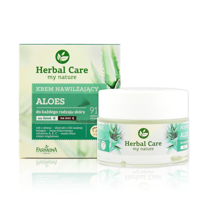 image of 歐洲 Herbal Care 蘆薈臉部保濕柔潤霜 50mL #.所有膚質適用 Europe Herbal Care My Nature Moisturising Aloe Face Cream 50ml