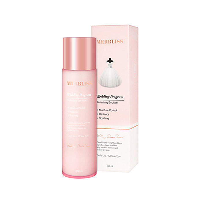 image of 韓國 MERBLISS 婚紗保濕乳液 ~安宰賢代言~ Korea MERBLISS Wedding Program Refreshing Toner 150ml