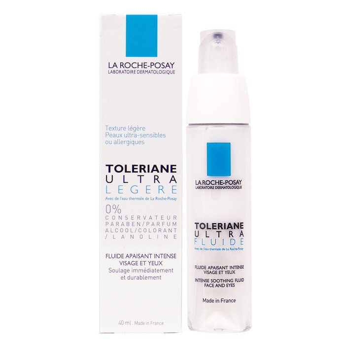 image of 法國 LA ROCHEPOSAY 理膚寶水 多容安極效舒緩修護精華乳 40mL NO.清爽型 France La Roche-Posay Toleriane Ultra Fluid 40ml