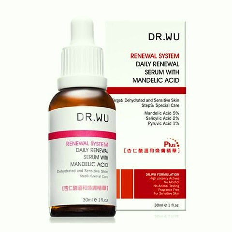 image of Dr.Wu 達爾膚 杏仁酸溫和煥膚精華8% 15mL Dr.Wu Renewal System Daily Renewal Serum With Mandelic Acid 15mL
