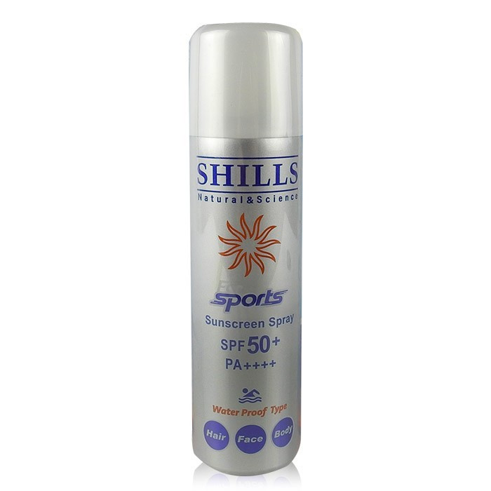 image of SHILLS 舒兒絲 很耐曬超清爽美白防曬冰鎮噴霧 SPF50+ ★★ 舒緩/運動戶外 SHILLS Sports Sunscreen Spray SPF50+PA ++++