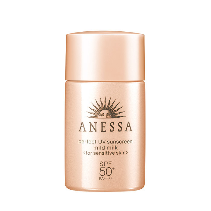 image of SHISEIDO 資生堂 安耐曬金鑽高效敏感肌防曬露 20ml SHISEIDO Perfect UV Sunscreen Skincare Milk 20ml SPF 50+ PA++++