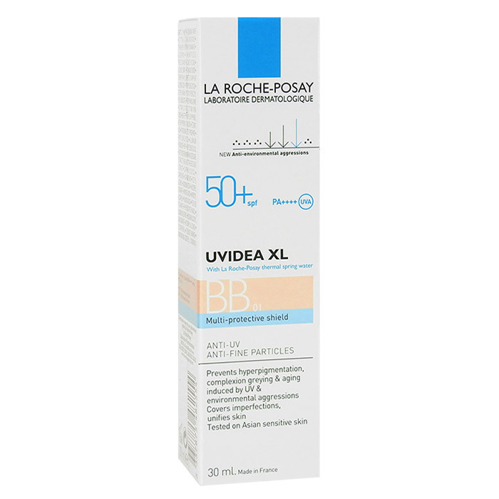 image of 法國 LA ROCHEPOSAY 理膚寶水 全護清爽防曬BB霜 SPF50/PA++++ 30mL #.自然色 France La Roche-Posay Uvidea XL BB 01 SPF50/PA++++ 30mL