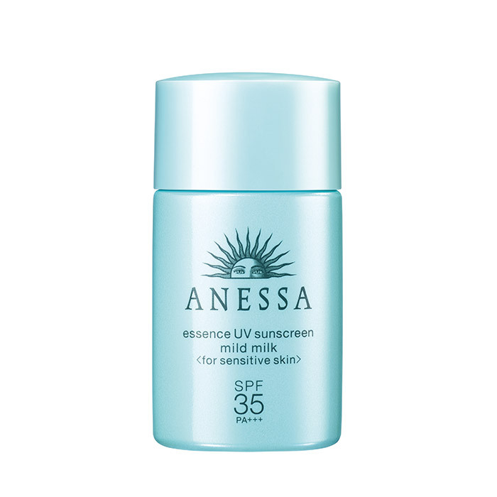 image of SHISEIDO 資生堂 安耐曬水寶貝敏感肌防曬露 20ml SHISEIDO Anessa Essence UV Sunscreen Mild Milk (Blue) 20ml