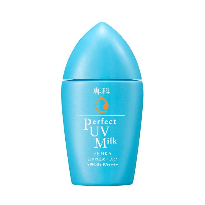image of 專科 完美防曬乳液 SPF50+/PA++++ 40mL(臉.身體用) 防水型 SENKA PERFECT UV MILK WATERPROOF SUNSCREEN SPF50+ PA++++ 40ml