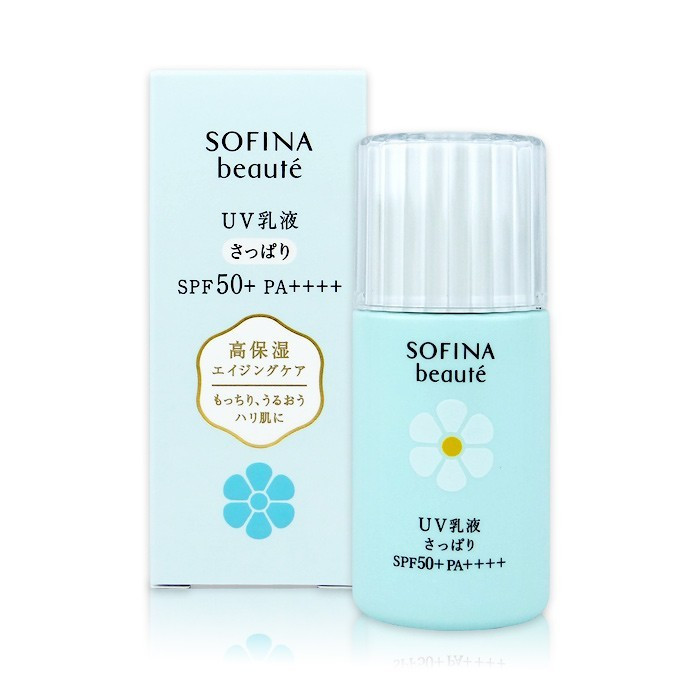 image of 日本 SOFINA 蘇菲娜 beaute 芯美顏保濕日間防禦乳 SPF50+ 32mL #.清爽型 Japan SOFINA Beaute UV Milk Sunscreen SPF50+ PA++++ Refreshing 32ml