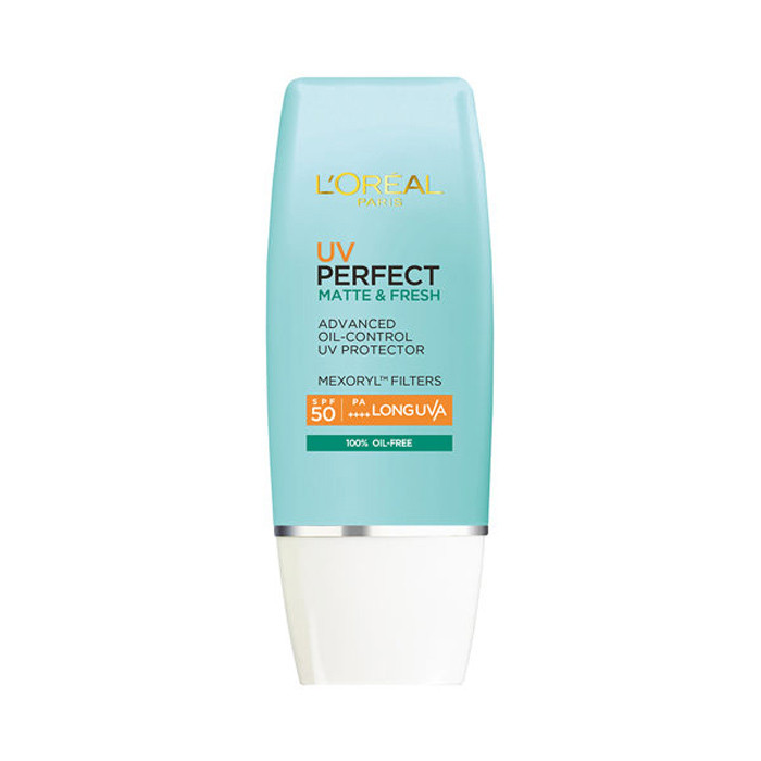 image of LOREAL 巴黎萊雅 完美UV全效無油清爽隔離乳 SPF50+ PA++++ 30ml LOREAL UV PERFECT MATTE & FRESH SPF50|PA++++ 30ml