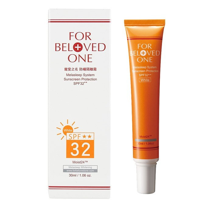 image of For Beloved One 寵愛之名 防曬隔離霜 SPF32★★ 30mL 白色 For Beloved One Melasleep System Sunscreen Protection SPF32★★ 30mL white