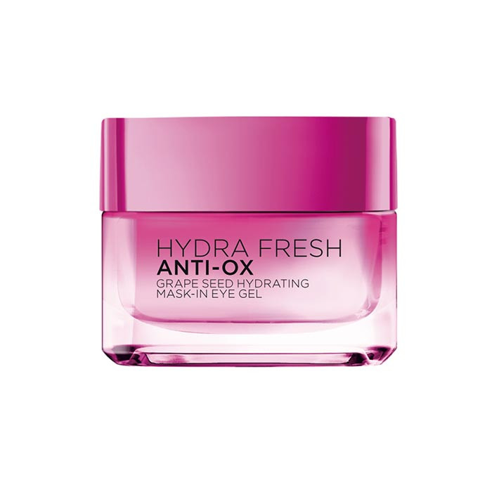 image of LOREAL 巴黎萊雅 水清新葡萄籽眼膜級眼部水凝霜 15mL LOREAL Hydra Fresh Anti-OX Mask-In Eye Gel 15mL