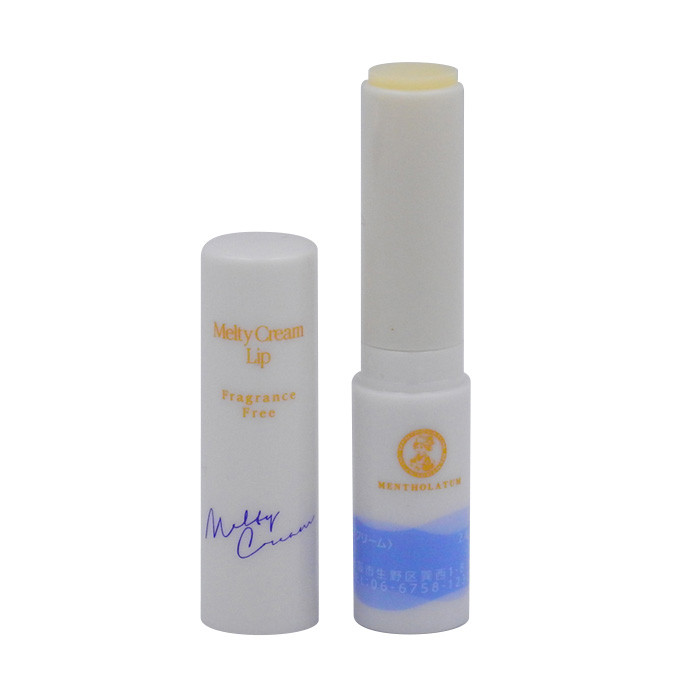 image of 曼秀雷敦 頂級濃潤柔霜潤唇膏 3.3g 無香料 Mentholatum Melty Cream Lip Fragrance Free 3.3g
