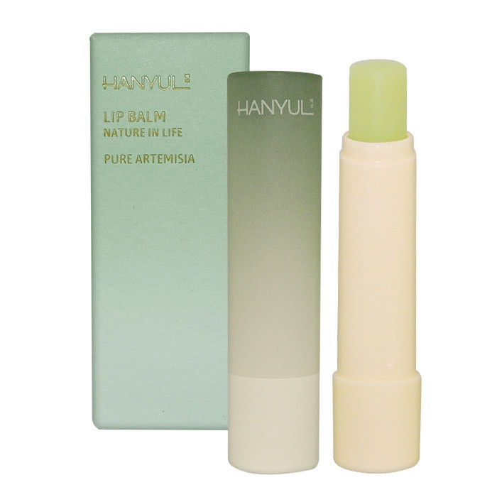 image of 韓國 Hanyul 韓律 花草漸層潤色護唇膏 4g #.艾草綠 Korea Hanyul Lip Balm, Pure Artemisia 4g