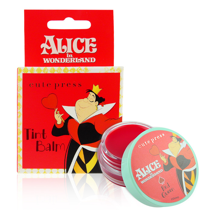 image of 泰國 Cute Press 愛麗絲護唇膏 6.5g #.02 Red Queen Thailand Tinted Lip Balm Cute Press Alice in Wonderland Red Queen Cartoon 6.5g