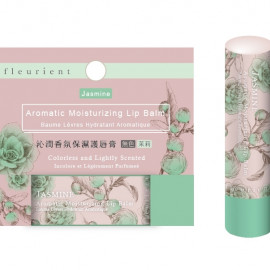image of fleurient 沁潤保濕護脣膏 無色/茉莉 fleurient Jasmine Aromatic Moisturizing Lip Balm