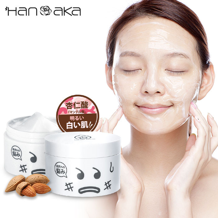 image of HANAKA 花戀肌 凍白煥膚面膜杏仁兵 250g 附贈凍膜專用挖棒 Hanaka Intensive Renewal Facial Mask 250g