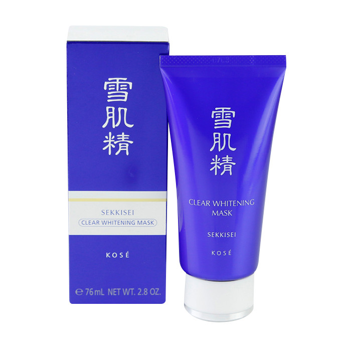 KOSE 高絲 雪肌精黑面膜80g KOSE SEKKISEI Clear Whitening Mask 80g KOSE 高絲 雪肌精黑面膜80g KOSE SEKKISEI Clear Whitening Mask 80g