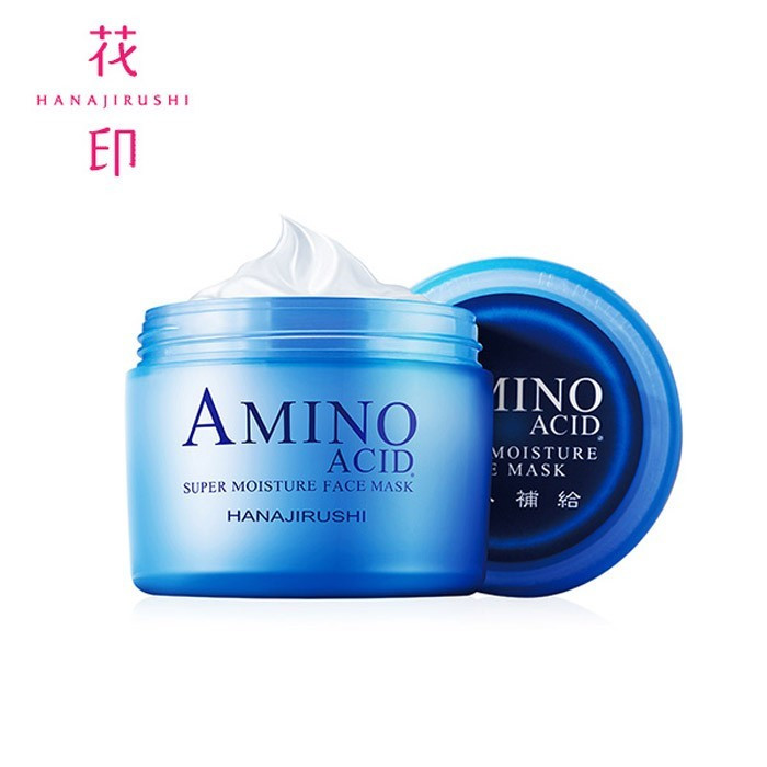 image of 日本 HANAJIRUSHI 花印 水漾潤透補水面膜 220g Japan HANAJIRUSHI Amino Acid Super Moisture Face Mask 220g