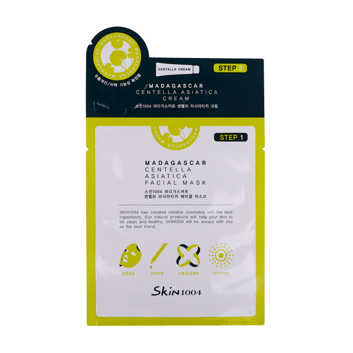 image of 韓國 SKIN1004 馬達加斯加積雪草兩步面膜 Korea SKIN1004 Madagascar Centella Asiatica Facial Mask