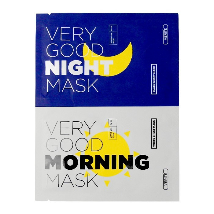 image of 韓國 VERITE VERY GOOD 早晚面膜 15mL+30mL Korea VERITE Very Good Morning & Night Mask 15ml+30ml