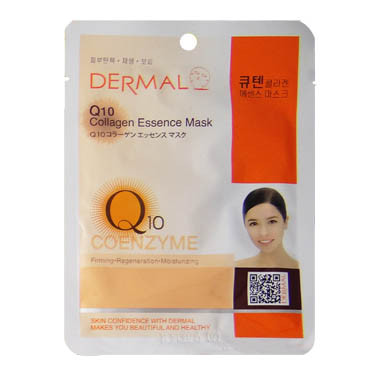 image of 韓國 DERMAL面膜 23g NO.23.Q10彈性活膚面膜 Korea DERMAL Q10 Collagen Essence Mask 23g