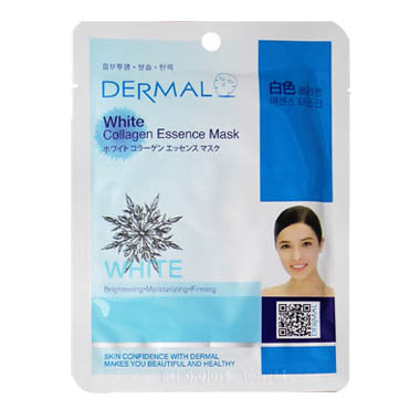 image of 韓國 DERMAL面膜 23g NO.29.潤白保濕面膜 Korea Dermal White Collagen Essence Mask 23g