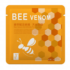 image of TT 波特嫚 炫彩天絲膜系列 蜂萃賦活修護天絲面膜 單片 30ml TT Bee Venom Anti-Wrinkle Firming Mask 30ml
