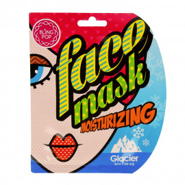 image of 韓國 BLING POP 冰川面膜 25mL/單片入 #.保濕 Korea Bling Pop Glacier Moisturizing Mask 25mL