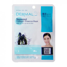 image of 韓國 DERMAL面膜 23g NO.16.海藻調理面膜 Korea Dermal Seaweed Collagen Essence Mask 23g