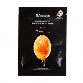image of 韓國 JMsolution 蜂蜜蠶絲面膜(單片) Korea JMsolution Honey Luminous Royal Propolis Mask