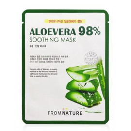 image of 韓國 FROM NATURE 98%蘆薈舒緩面膜(單片) Korea FROM NATURE Aloevera 98% Soothing Mask
