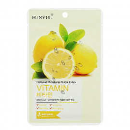 image of 韓國 EUNYUL 面膜(10入/包) 維他命活力 Korea EUNYUL Natural Moisture Mask Pack (10pcs/box) VITAMIN