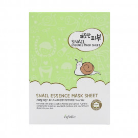 image of 韓國 esfolio 高效精華面膜(10片/盒) 蝸牛 Korea Esfolio Snail Essence Mask Sheet (10pcs/box)