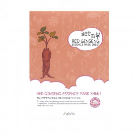 image of 韓國 esfolio 高效精華面膜(10片/盒) ?蔘 Korea Esfolio Red Ginseng Essence Mask Sheet (10pcs/box)