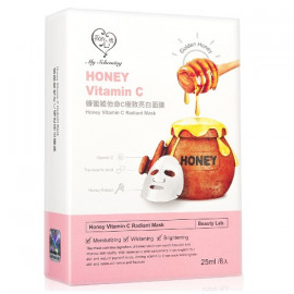 image of 我的心機 蜂蜜面膜(盒裝8入) MY SCHEMING HONEY VITAMIN C RADIANT Brightening Facial Mask (8pcs/box)