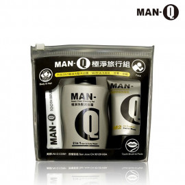 image of MAN-Q 極淨旅行組M2檸檬控油洗面乳30ml+極淨洗髮沐浴露100ml+牙膏、牙刷 Man - Q Gloss Styling Wax