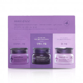 image of 韓國 innisfree 濟州寒蘭滋養旅行3件組 Korea Innisfree Jeju Orchid Enriched Cream Intense Cream And Gel Cream
