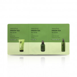 image of 韓國 innisfree 濟州綠茶保養3件旅行組(day care) Korea innisfree green tea day care kit