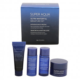image of 韓國 MISSHA 水清顏水動力4件組 Korea MISSHA Super Aqua Ultra Waterful Miniature Set