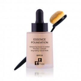 image of tt max 輕羽虹光遮瑕精華粉底乳 SPF33 ★★★ 30mL+不吃粉無痕美膚刷 乙支入 組合 tt max Essence Foundation SPF33 ★★★ 30mL