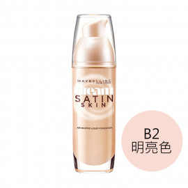image of MAYBELLINE 媚比琳 夢幻奇蹟無瑕粉底液 SPF24/PA++ 30mL #.B2明亮色 Maybelline New York dream satin skin spf 24.PA++ 30mL #B2 Luminous Beige