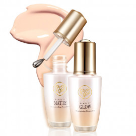 image of Miss Hana 花娜小姐 光澤/裸霧超遮保濕控油粉底液 SPF30★★★ Miss Hana Perfect Matte Oil Controlling Foundation & Glow Moisturizing Foundation SPF30★★★