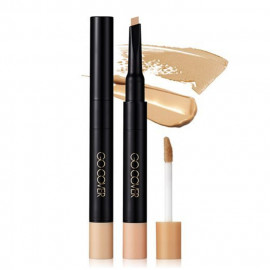 image of 韓國 TONYMOLY 雙頭遮瑕 4.5g #.03 Warm Beige Korea TONYMOLY Go Cover 2 In 1 Multi Concealer - 4.5g #03 Warm Beige