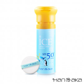 image of HANAKA 花戀肌 冰鎮潤白氣墊防曬 SPF50+★★★ 100ml HANAKA CE Cooling Cushion Sunscreen SPF50+ 100ml