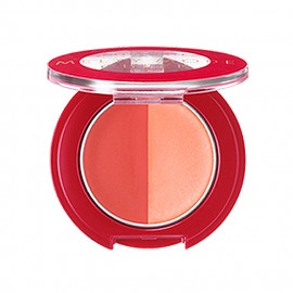 image of 日本 SHISEIDO 資生堂 INTEGRATE 絕色魅影 微醺雙色頰彩霜 2.7g #.OR381 Japan Shiseido INTEGRATE Melty Mode Cheek Duo Color Blusher 2.7g #.OR381