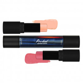 image of 韓國 CLIO 假日瘋狂系列 專業兩用雙頭美顏棒 3.7g╳2 #.03 BRONZER ROSE Korea CLIO Produal Contour Blusher 3.7g╳2 #.03 BRONZER ROSE