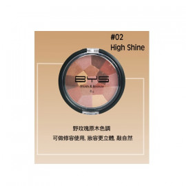 image of 澳洲 BYS 馬賽克炫色打亮腮紅 02 High Shine 8g Australia BYS Blush & Bronze #02 High Shine 8g