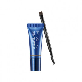 image of 韓國 MISSHA 超強不脫妝染眉膏 深咖6g Korea MISSHA Ultra Power Proof Cream Brow #Deep Brown 6g