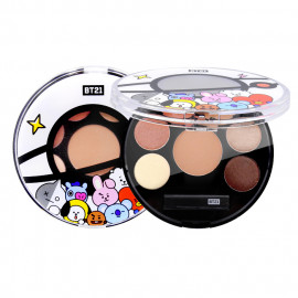 image of 韓國 VT*BT21 星球眼影盤 01.MOOD BROWN Korea VT*BT21 EYESHADOW PALETTE #01 MOOD BROWN