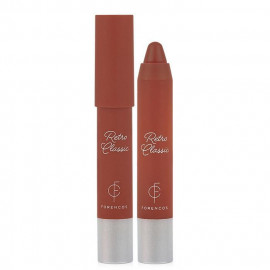 image of 韓國 FORENCOS 玫瑰精華霧面持久復古色脣蠟筆 2.5g #.06 RETRO CARMINE Korea FORENCOS Retro Classic Lip Crayon 2.5g #.06 RETRO CARMINE