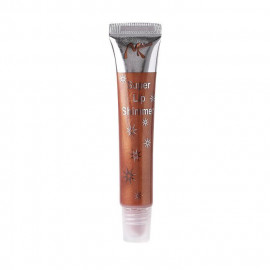 image of 美國 Nicka.K 超顯色金屬感唇蜜 01金屬棕10ml Nicka K New York Super Lip Shimmer 10ml #01